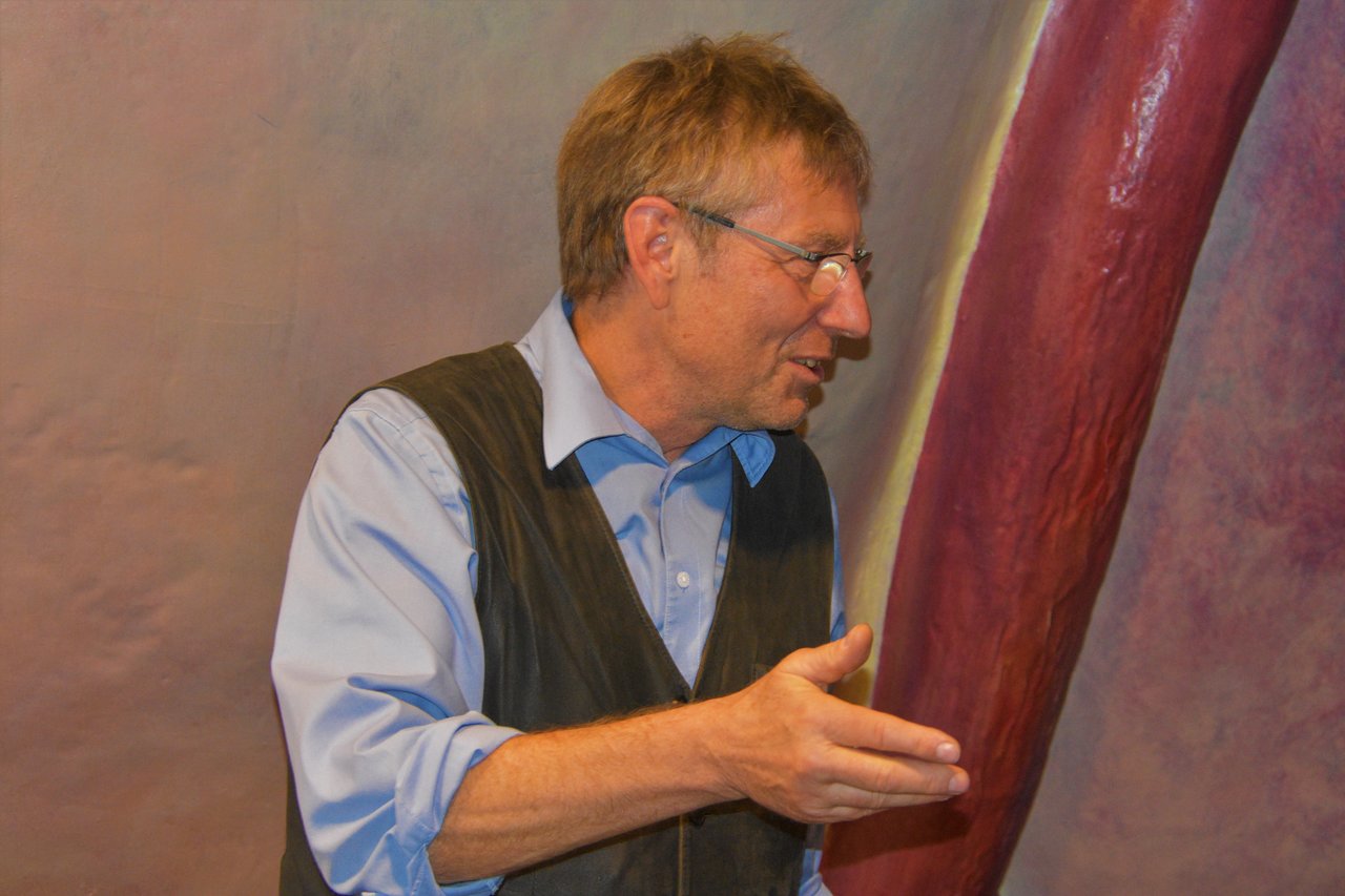 Palliativmediziner Dr. Thomas Sitte in der Kinder-Akademie: 